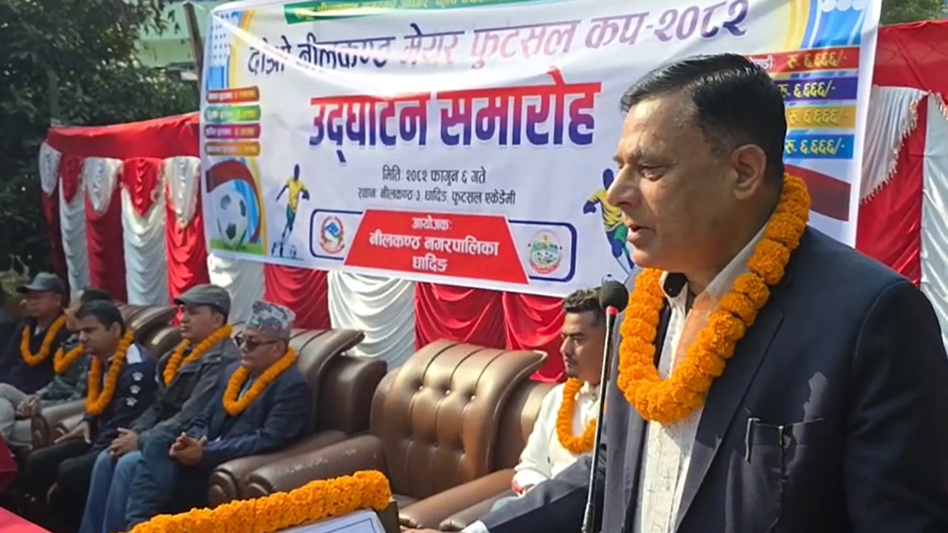 नीलकण्ठलाई खेलकुदको ‘हब’ बनाउँछौँ, सीमित स्रोतका बाबजुद खेलाडीलाई प्रोत्साहन : मेयर ढुंगाना