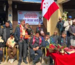 कांग्रेसका उम्मेद्वार रमेश धमलाले गरे साधभन्ज्याङबाट मतदाता भेटघाटको औपचारिक सुभारम्भ