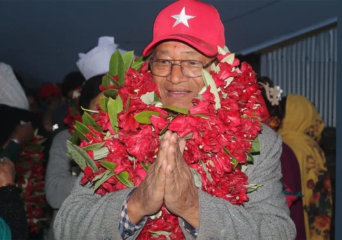 परिवर्तनको रक्षा र विकासको निरन्तरताका लागि नेकपालाई भोट : राम बहादुर भण्डारी