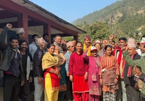 कृषि हब बनाउने प्रतिबद्धता : धादिङ–१ मा एमाले उम्मेदवार भूमि त्रिपाठीको घरदैलो तीव्र