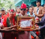 अन्तरजातीय विवाह गर्ने जोडीलाई गाउँपालिकाको सम्मान