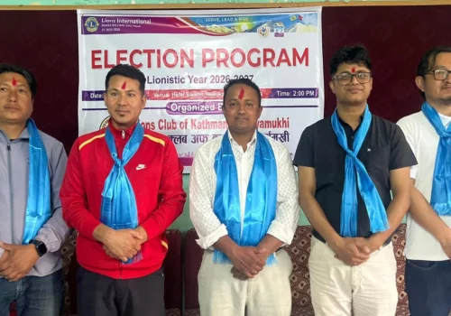 लायन्स क्लब अफ काठमाण्डौ सुर्यमुखीको अध्यक्षमा राजाराम रिजाल निर्वाचित