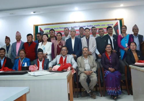 धादिङका १३ वटै स्थानीय तहको संयुक्त आयोजनामा नवनिर्वाचित प्रतिनिधिसभा सदस्यहरूलाई सम्मान तथा बधाई ज्ञापन