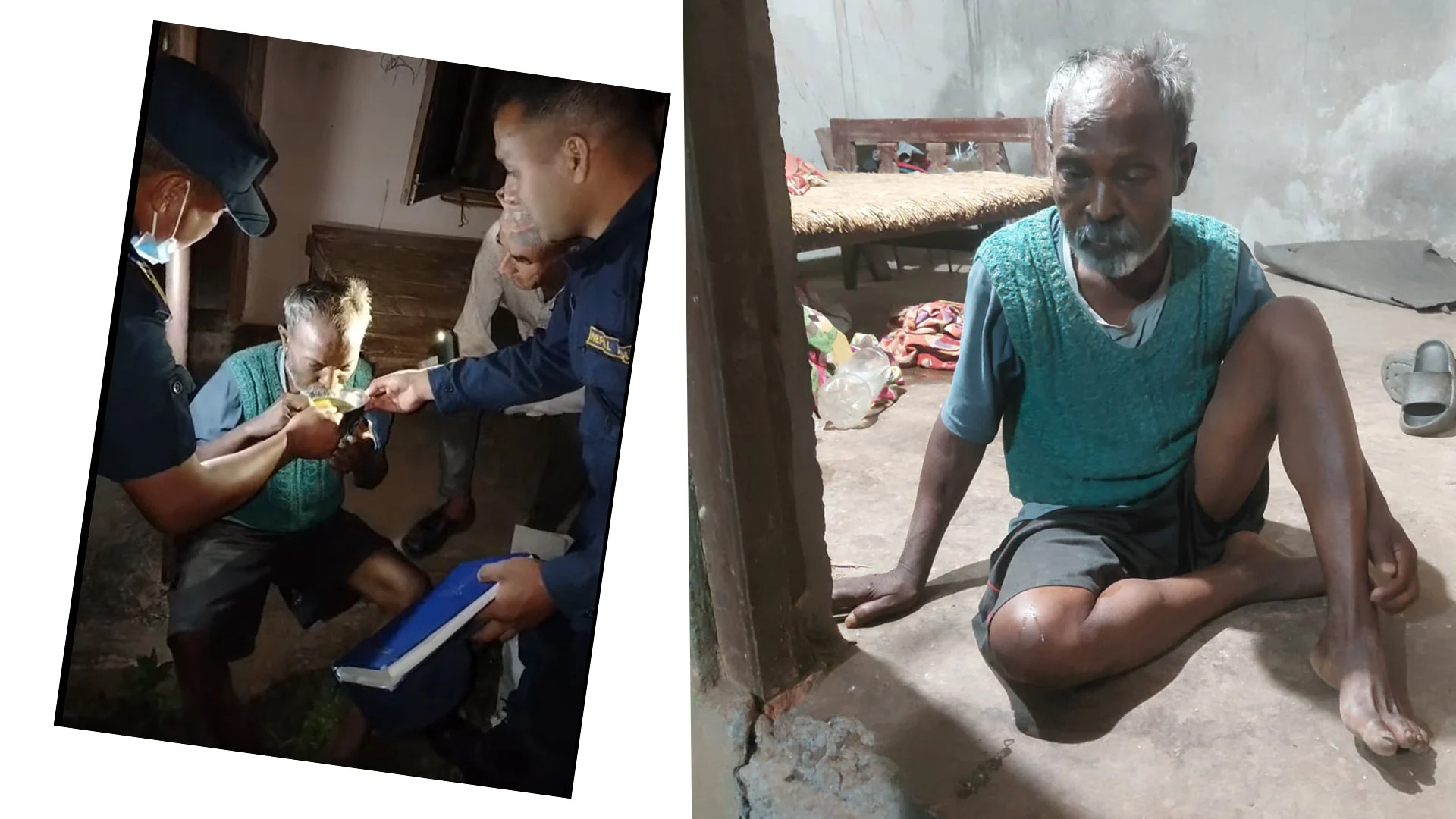 बिरामी अवस्थामा भेटिएका वृद्धको उद्धार, उपचार जारी