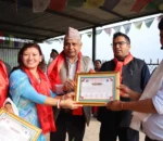 एसईईमा शतप्रतिशत नतिजा ल्याउने चौतारा माविका विद्यार्थी र शिक्षक सम्मानित