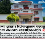 बेरुजु फछ्यौटमा नीलकण्ठको उल्लेखनीय सफलता : धादिङमा पहिलो, देशभरमा नवौँ