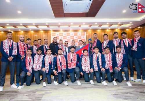 १९ वर्षमुनिको विश्वकप क्रिकेट खेल्न जाने नेपाली टोलीको बिदाइ