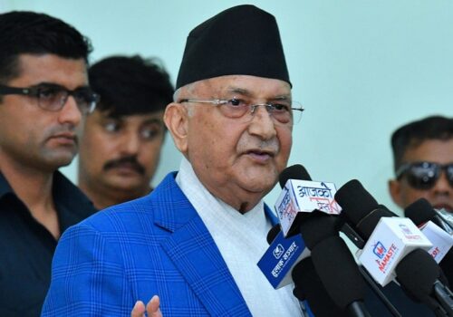 प्रधानमन्त्री ओलीद्वारा बालुवाटारमा पिपुल्स लाइब्रेरी बनाउने घोषणा