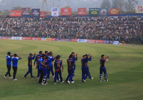 रोहित पौडेलको शतकमा नेपालले वेस्ट इन्डिज ‘ए’ लाई ४ विकेटले हरायो