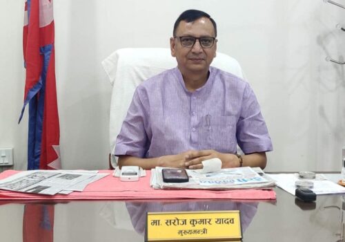 मधेश प्रदेशका मुख्यमन्त्री सरोजकुमार यादवले पाँचौं पटक विश्वासको मत लिँदै