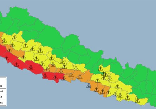 मध्य र पश्चिम तराईमा अझै तीन दिनसम्म तातो हावा चल्ने