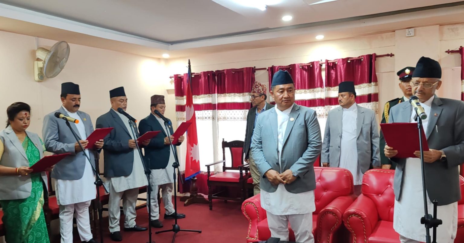 बागमती प्रदेश सरकारले पायो पूर्णता, १३ मन्त्रालयमा १४ मन्त्री नियुक्त