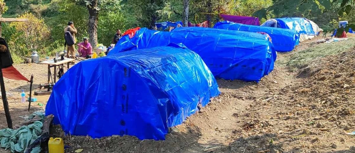 भूकम्पबाट छियाछिया भएको जमिनमा नबस्न विपद् व्यवस्थापन समितिको आग्रह