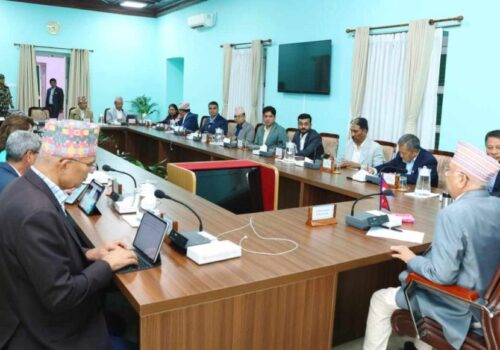 मन्त्रिपरिषद्को बैठक बस्दै