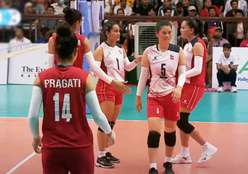 काभा महिला भलिबलमा नेपालले माल्दिभ्सलाई हरायो