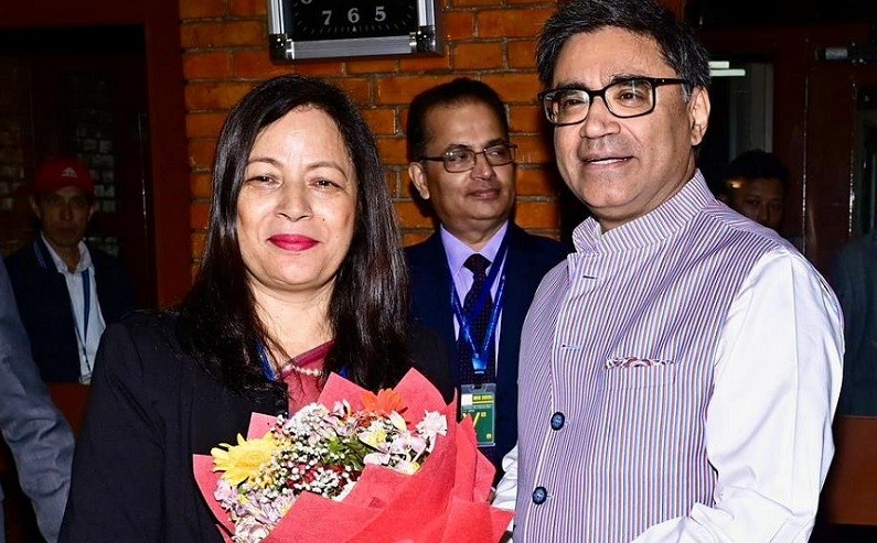भारतीय विदेश सचिव दुईदिने औपचारिक भ्रमणका लागि काठमाडौंमा