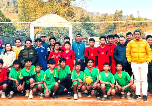 धादिङको सांकोषमा अन्तर विद्यालय वडा स्तरीय भलिबल प्रतियोगिता