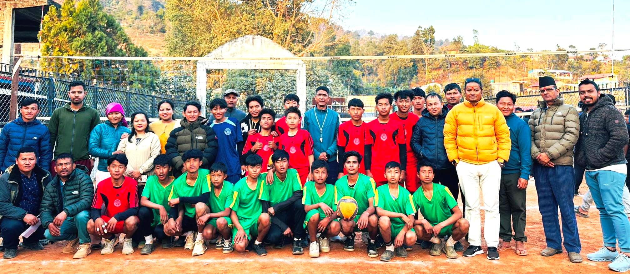 धादिङको सांकोषमा अन्तर विद्यालय वडा स्तरीय भलिबल प्रतियोगिता