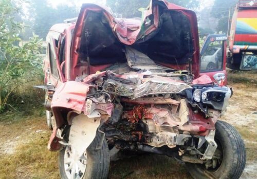 स्कर्पियो दुर्घटना हुँदा ८ जनाको मृत्यु