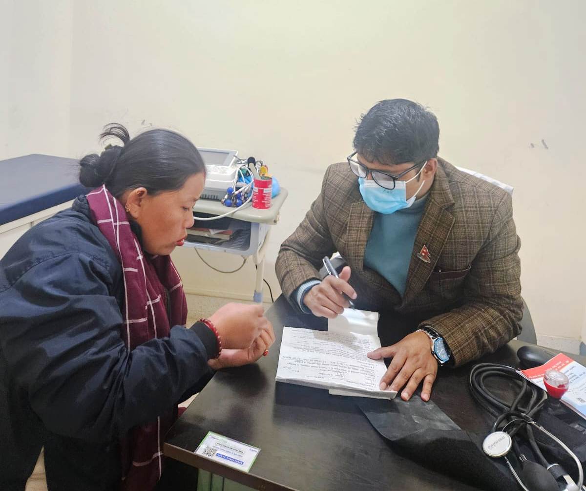 धादिङ अस्पतालमा मुख्यमन्त्री जनता स्वास्थ्य परीक्षण कार्यक्रम सुरु