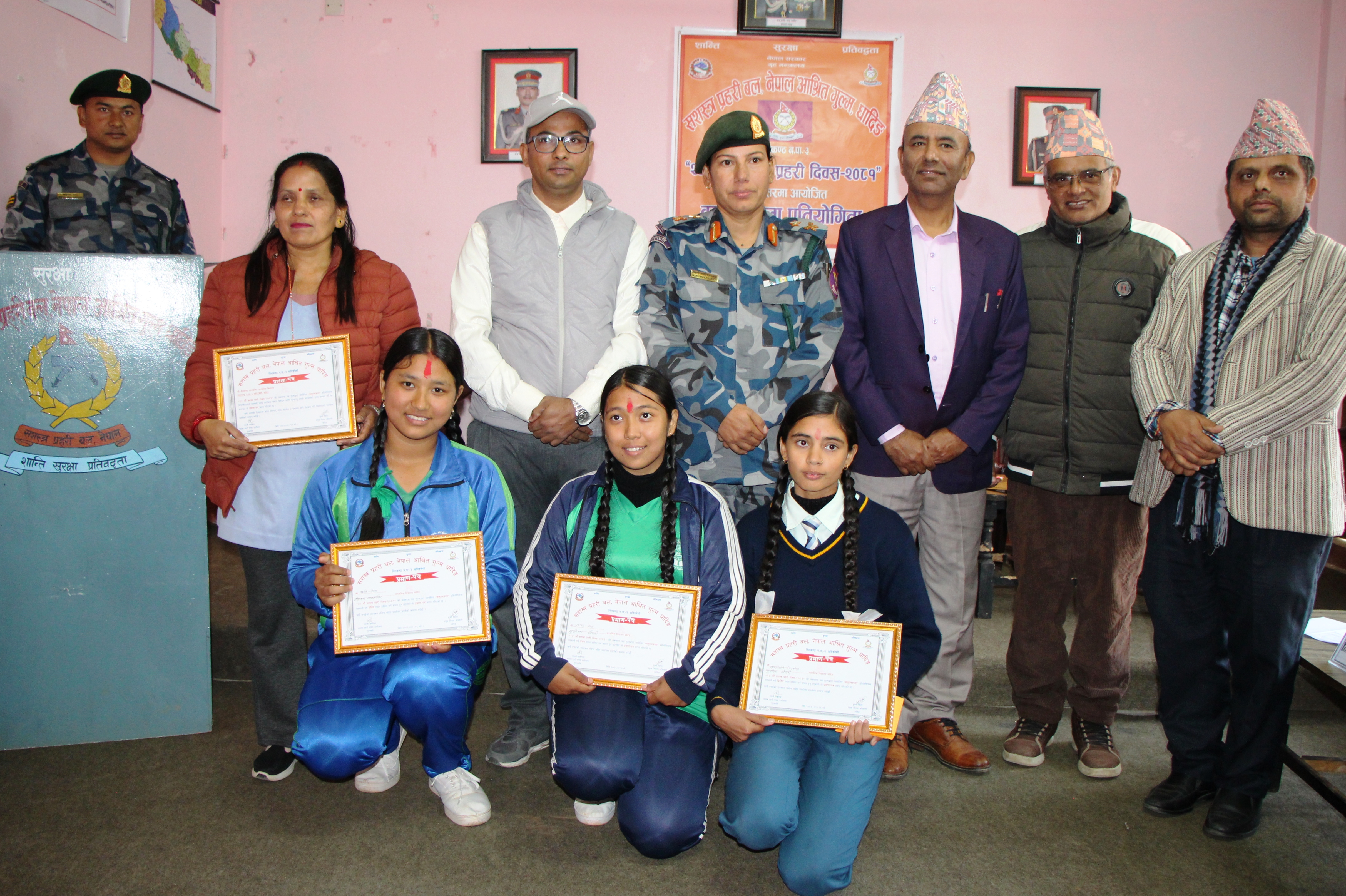 वक्तृत्वकला प्रतियोगितामा सुनौलो भैरवी मावि का प्रशंसा श्रेष्ठ प्रथम