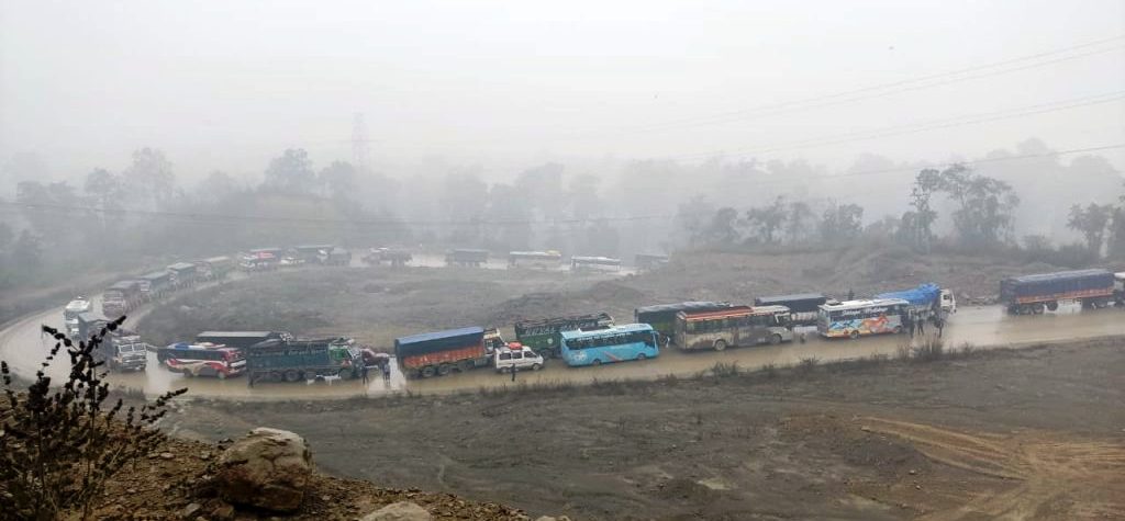 पूर्व–पश्चिम राजमार्ग: दाउन्ने सडक एकतर्फी सुचारु