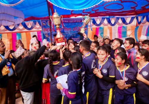 रानी पौवा माविले जित्यो त्रिपुरासुन्दरीको पाँचौ राष्ट्रपति रनिङ शिल्ड