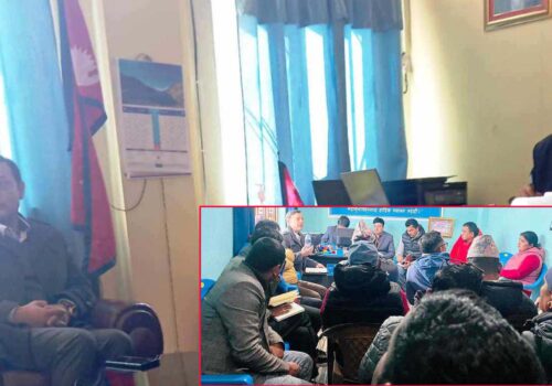 रास्वपाका कार्यवाहक सभापति डिपी अर्याल र धादिङका प्रजिअ घिमिरेविच भेटवार्ता, यस्तो छ एजेन्डा