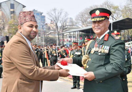 पत्रकार विकाश रौनियार सम्मानित