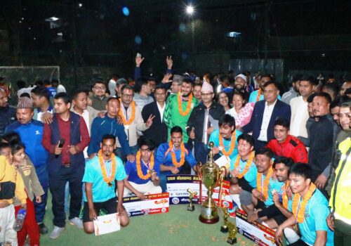 प्रथम नीलकण्ठ मेयर फुटसल कपको उपाधि आयोजक नीलकण्ठलाई