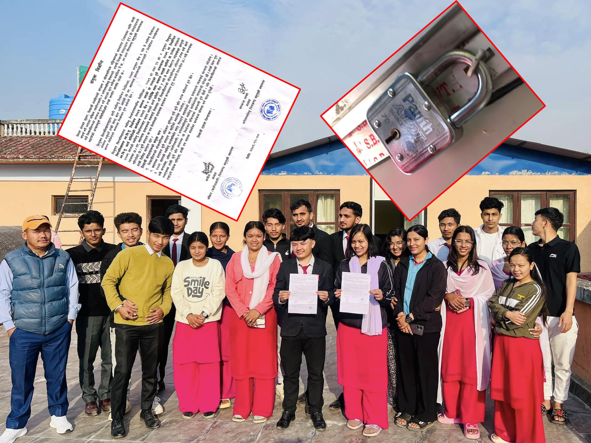 धादिङको नीलकण्ठ क्याम्पसको स्ववियु कार्यालयमा तालाबन्दी