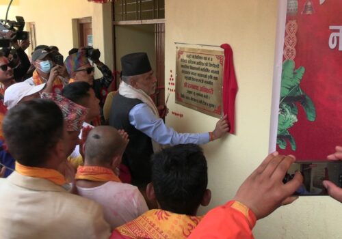 थला परेर नलडुन्जेल नागरिकको सेवामा लडिरहन्छुः कृषि मन्त्री अधिकारी