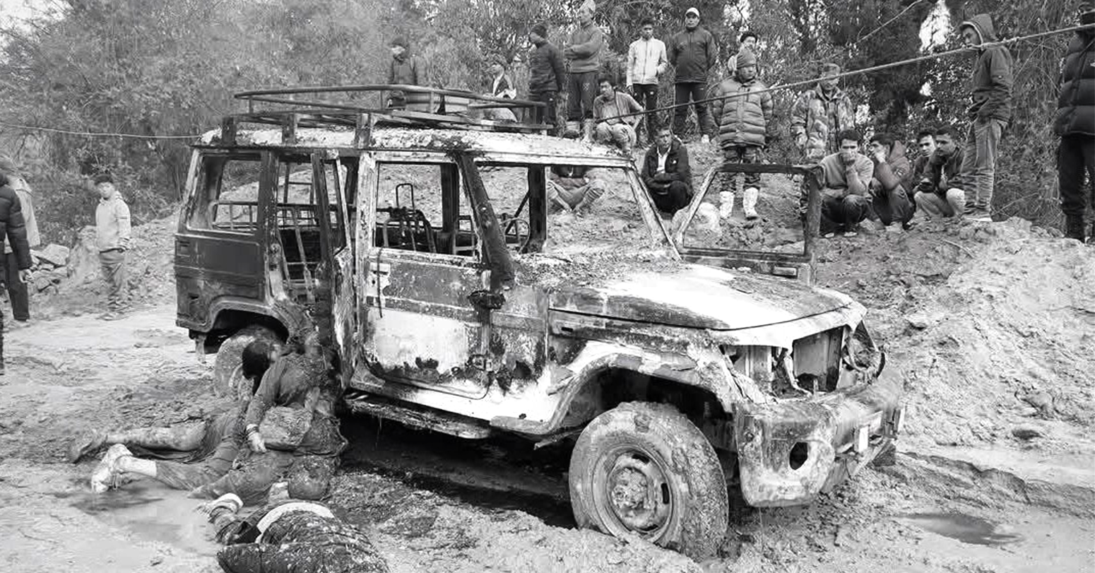 जीपमा करेन्ट लाग्दा चार जनाको मृत्यु