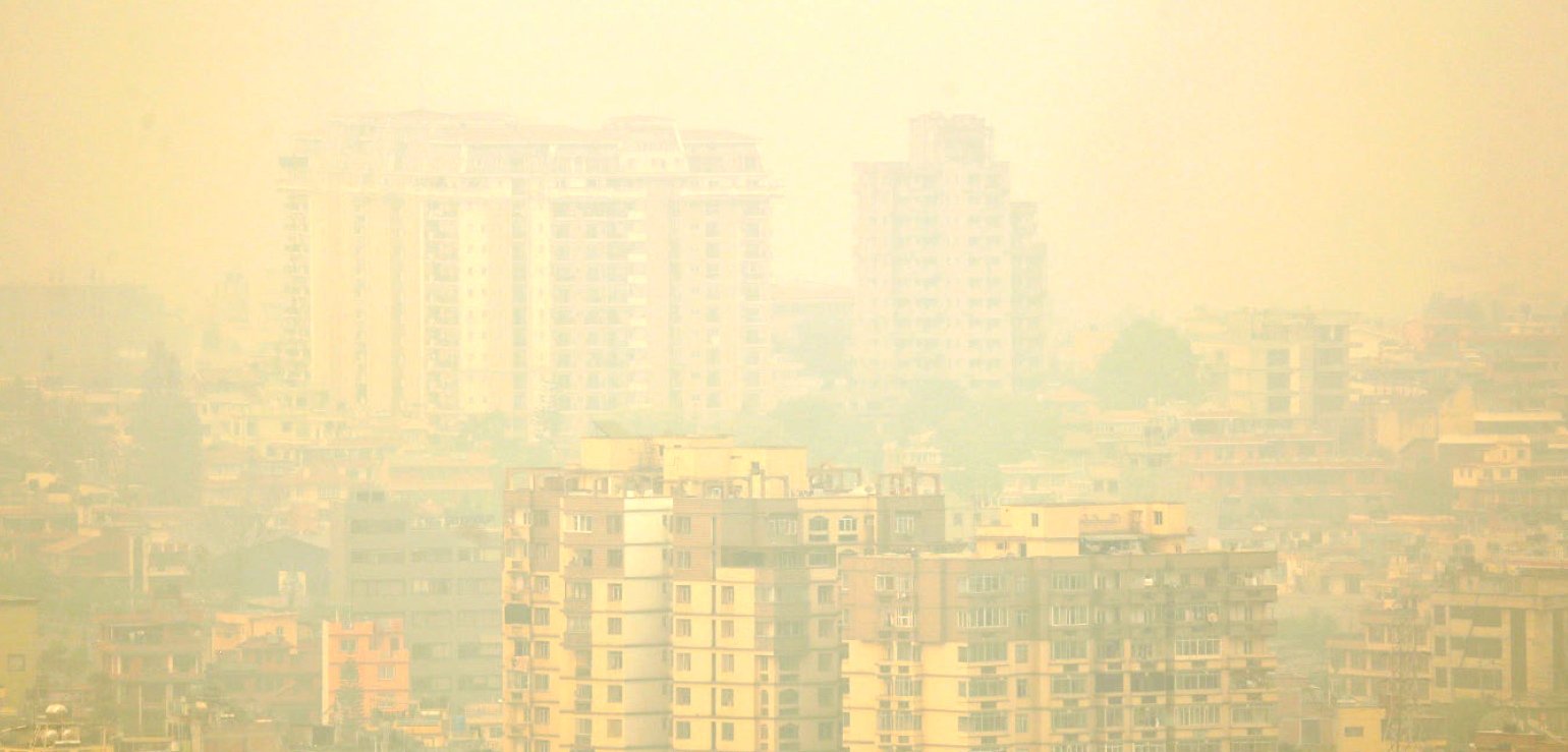 विषालु हावाले निस्सासियो काठमाडौं, जनजीवन प्रभावित