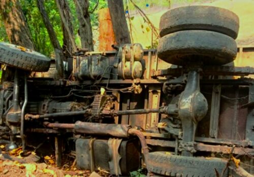 ट्रक दुर्घटना हुँदा एकको मृत्यु, एक जना घाइते