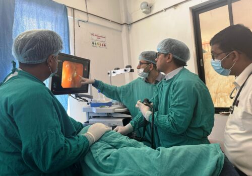 जिल्लामै पहिलो पटक धादिङ अस्पतालमा इन्डोस्कोपी सेवा सुरु