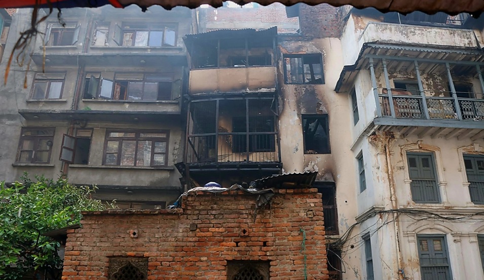 काठमाडौंमा आगलागी हुँदा एक जनाको मृत्यु