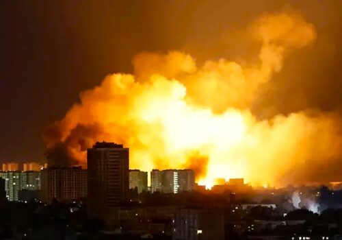 रुसद्धारा युक्रेनमा हवाई आक्रमण