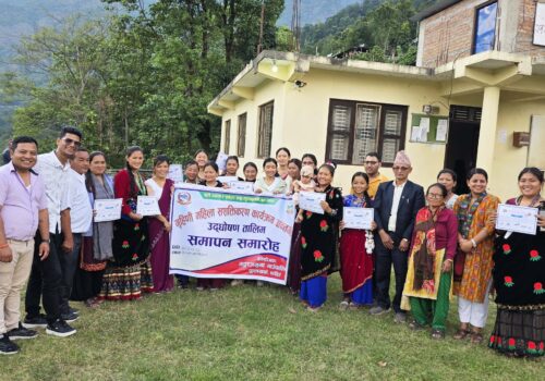 उद्घोषण तालिम लिएका महिलाहरु भन्छन्– ‘अब कार्यक्रम सञ्चालन गर्छाैं’