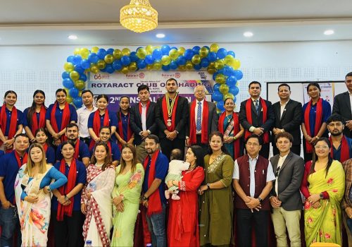 रोट्रयाक्ट क्लब अफ धादिङको दोस्रो पदस्थापन