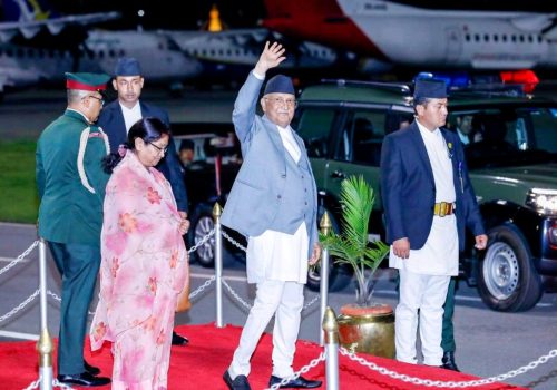 प्रधानमन्त्री ओली तुर्कमेनिस्तान प्रस्थान