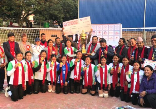 स्व. मनोज श्रेष्ठ स्मृति कपको उपाधी धादिङले जित्यो 