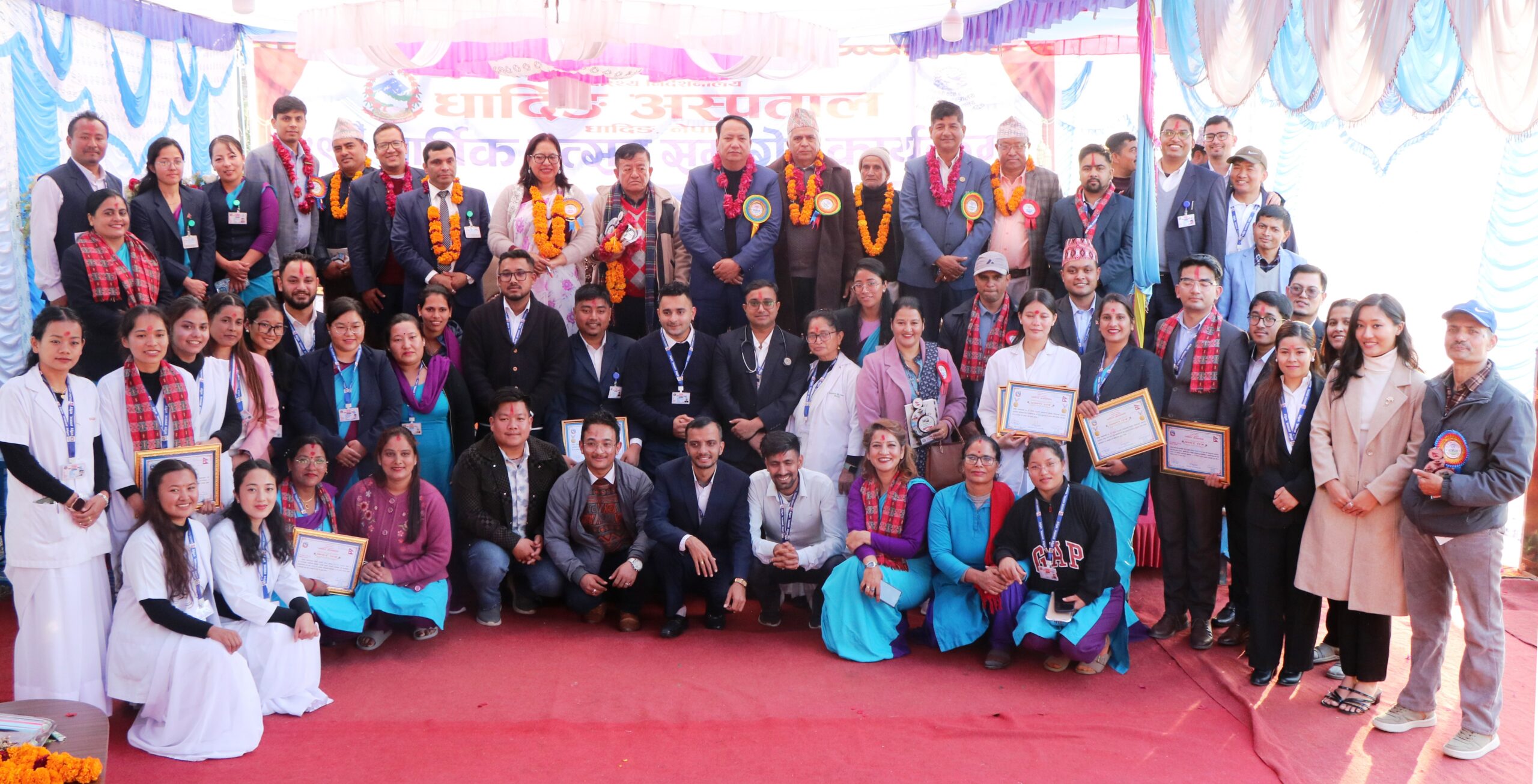 धादिङ अस्पतालले मनायो ४९औं वार्षिक उत्सव, अर्जुन श्रेष्ठसहित ५ जना पत्रकार सम्मानित