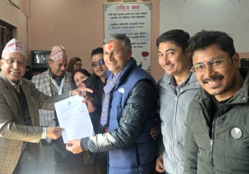 धादिङ–२ मा कांग्रेसबाट रमेश धमलाको उम्मेदवारी दर्ता