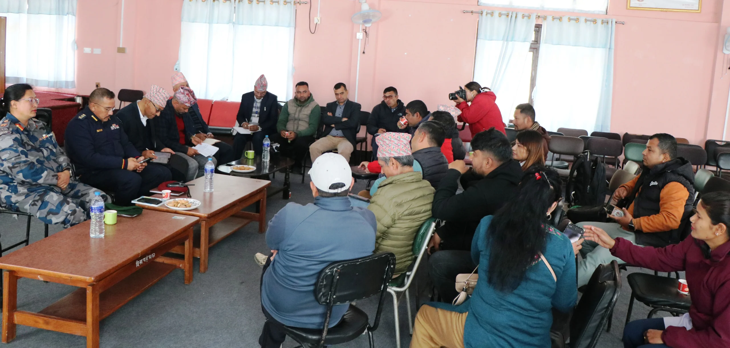 धादिङमा आसन्न निर्वाचनबारे पत्रकारसँग अन्तरक्रिया