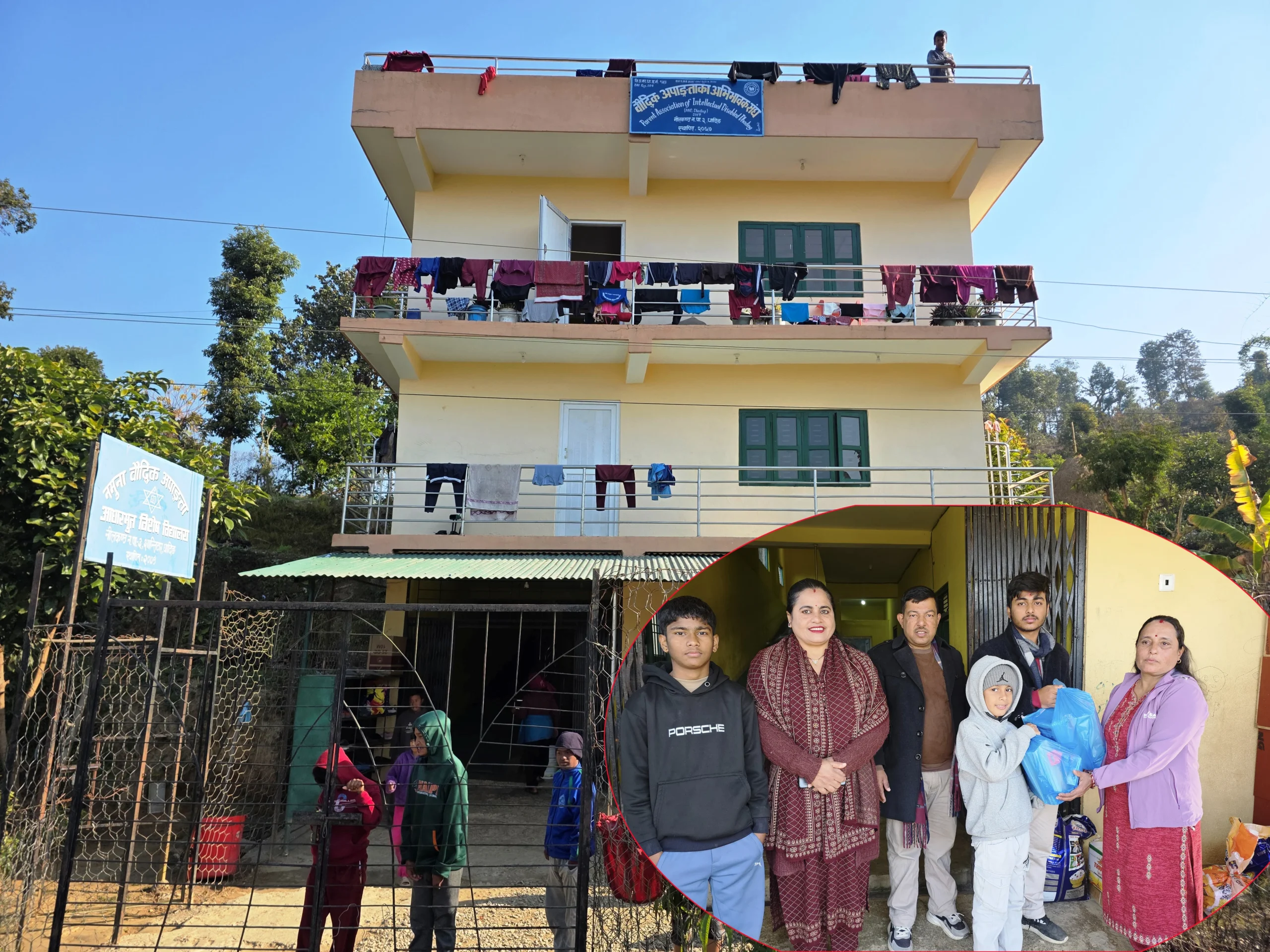 जन्मदिनमा रोनिक छत्कुलीद्वारा अपाङ्गता भएका बालबालिकालाई सहयोग