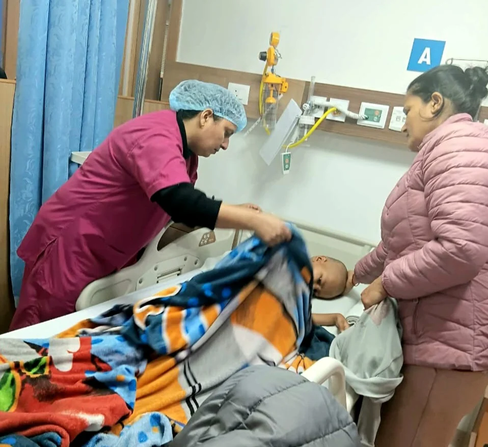 बोनम्यारो क्यान्सर पीडित ४ वर्षीय आयुषको उपचारका लागि सहयोगको अपिल