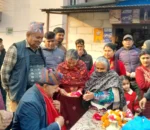 भुमेस्थान र तसर्पुलाई विकाससँग जोड्न एमाले उम्मेदवार भूमि त्रिपाठीलाई मतदाताको आग्रह