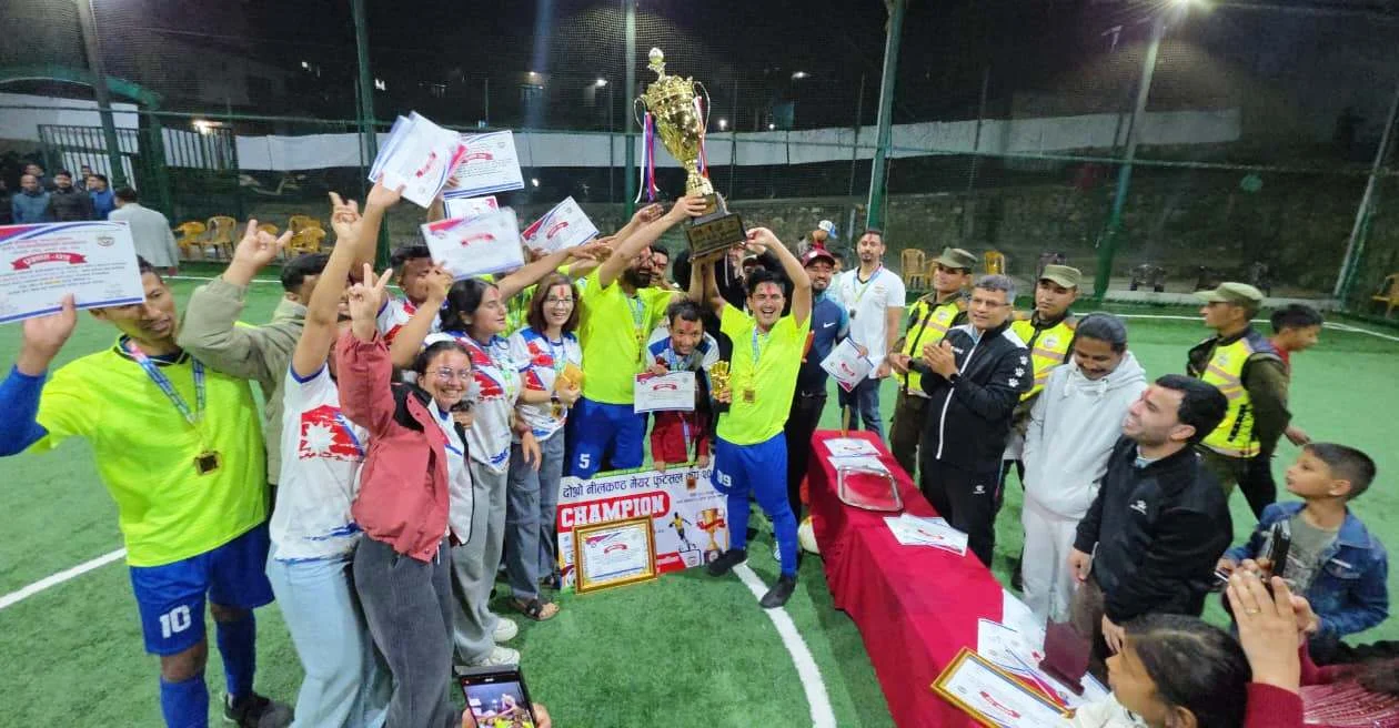 दोस्रो नीलकण्ठ मेयर फुटसल कपको उपाधि एक्सन नेपालले जित्यो