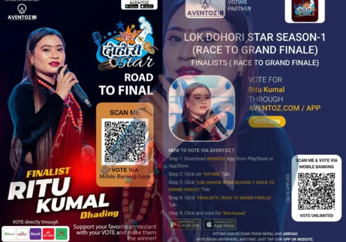 ‘लोक दोहोरी स्टार सिजन–१’ को फाइनलमा पुगेकी धादिङकी रितु कुमालको भोटको अपिल